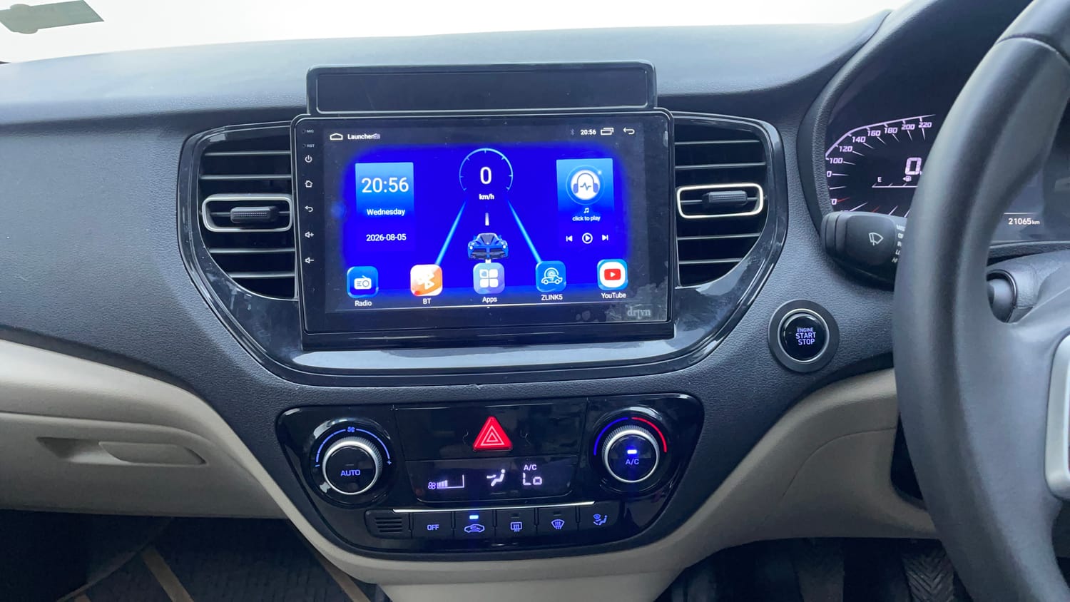 Used 2022 Hyundai Verna SX 1.5 MPi Petrol Manual interior MUSIC SYSTEM & AC CONTROL VIEW