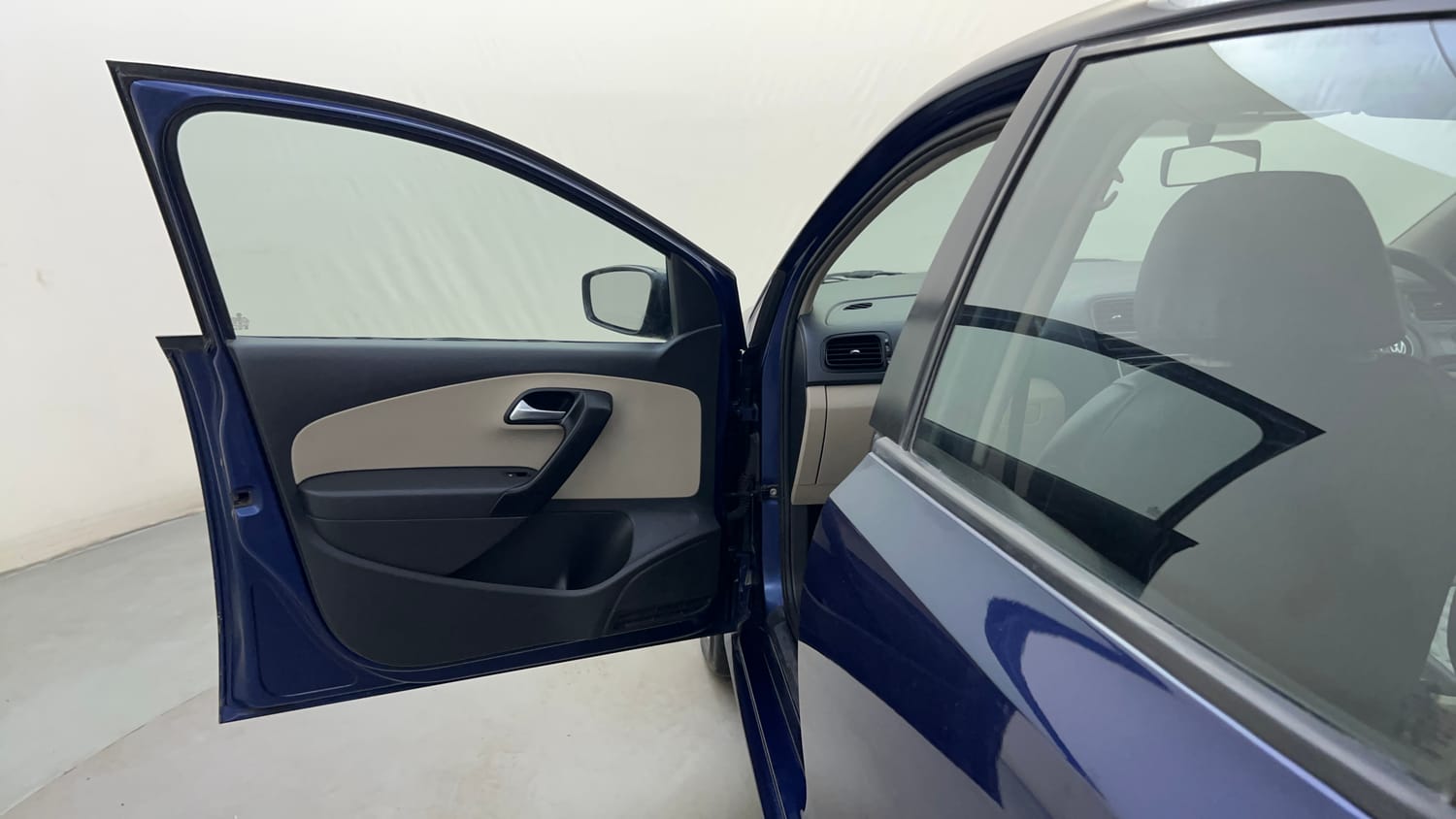 Used 2013 Volkswagen Polo Comfortline 1.2L (P) Petrol Manual interior LEFT FRONT DOOR OPEN VIEW