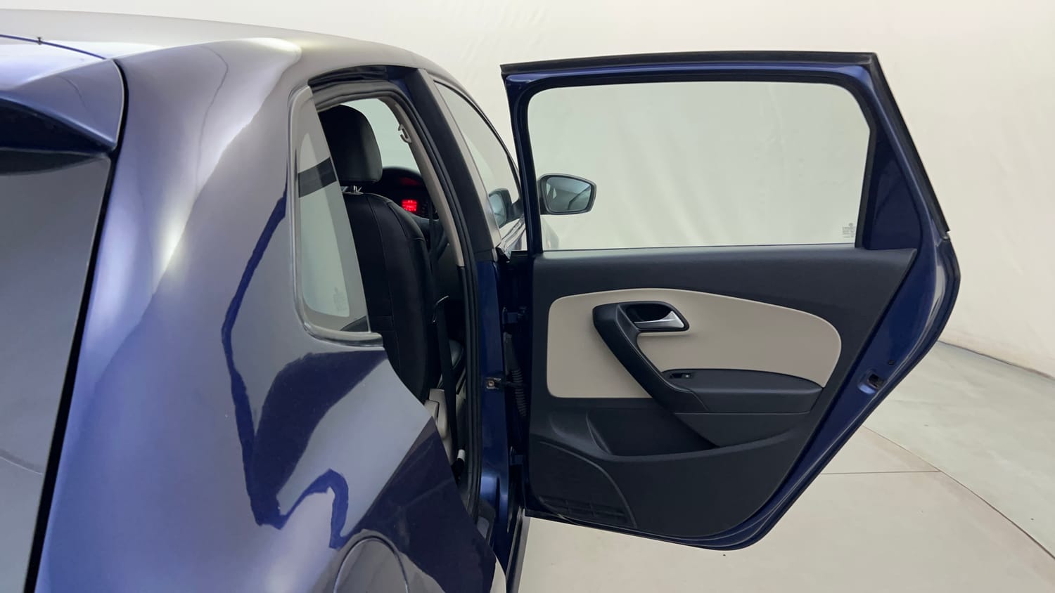 Used 2013 Volkswagen Polo Comfortline 1.2L (P) Petrol Manual interior RIGHT REAR DOOR OPEN VIEW