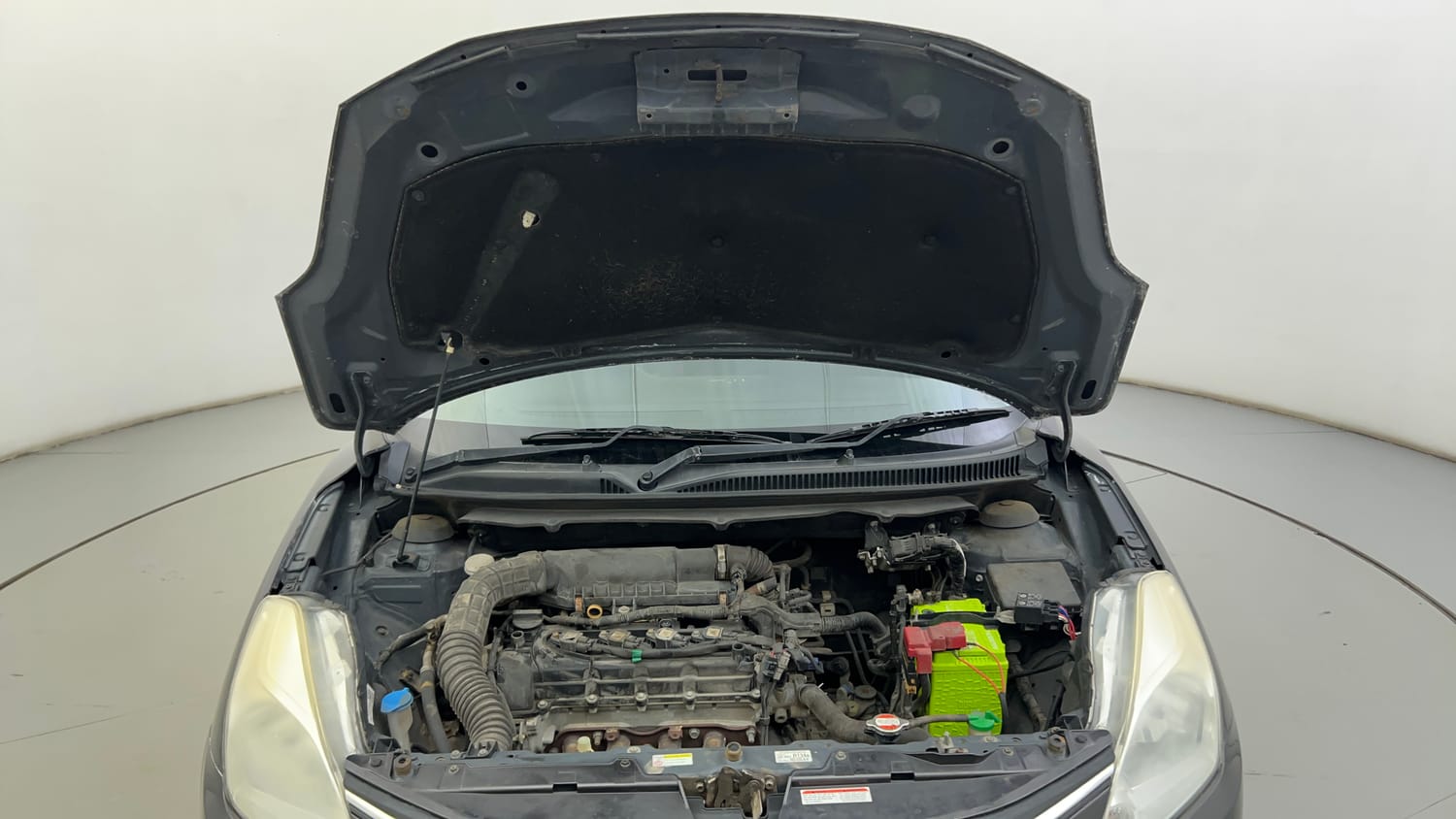 Used 2018 Maruti Suzuki Baleno Delta 1.2 Petrol Manual engine ENGINE & BONNET OPEN FRONT VIEW