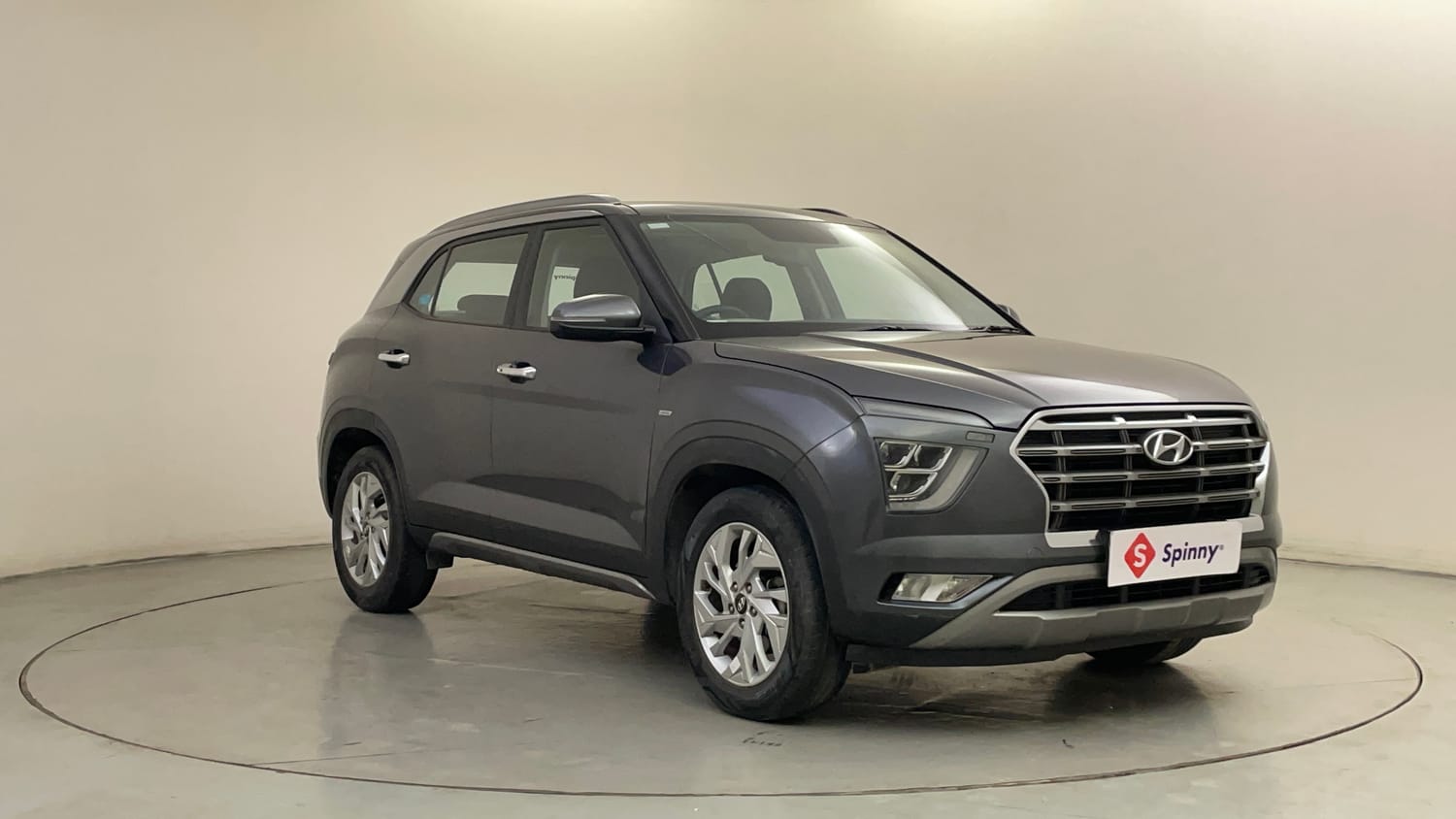 Used 2023 Hyundai Creta SX 1.5 Petrol IVT Petrol Automatic exterior RIGHT FRONT CORNER VIEW