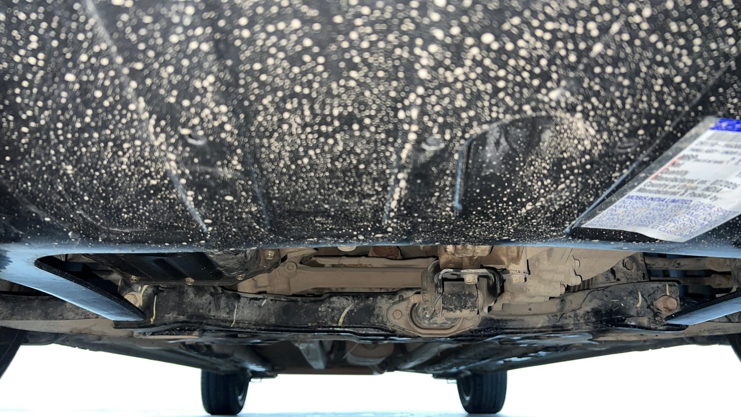 Used 2018 Hyundai Verna SX (O)1.6 VTVT Petrol Manual extra FRONT LEFT UNDERBODY VIEW