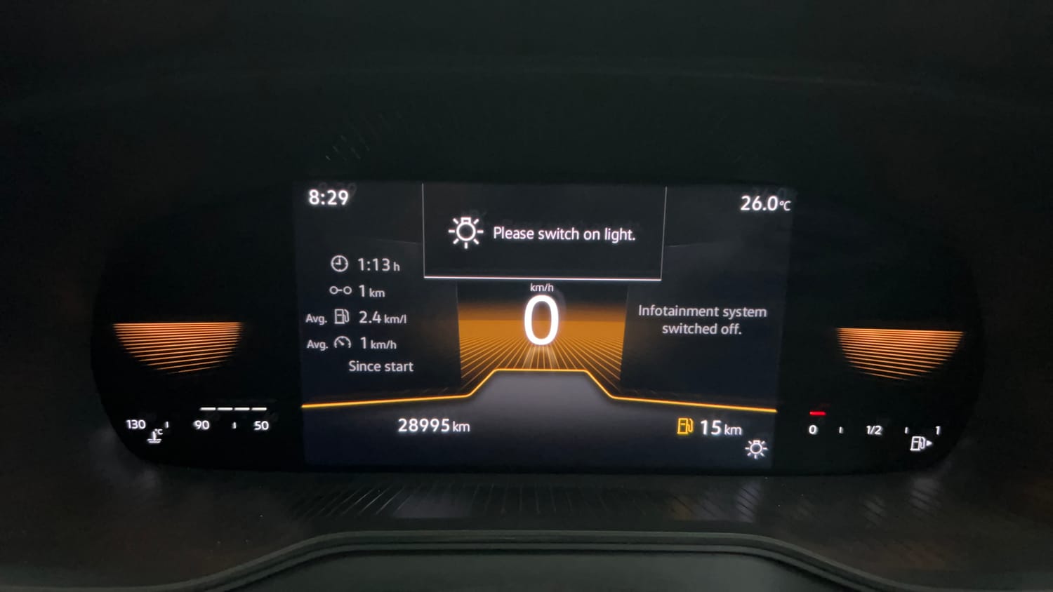 Used 2023 Skoda Kushaq Style 1.5L TSI MT Petrol Manual interior CLUSTERMETER VIEW
