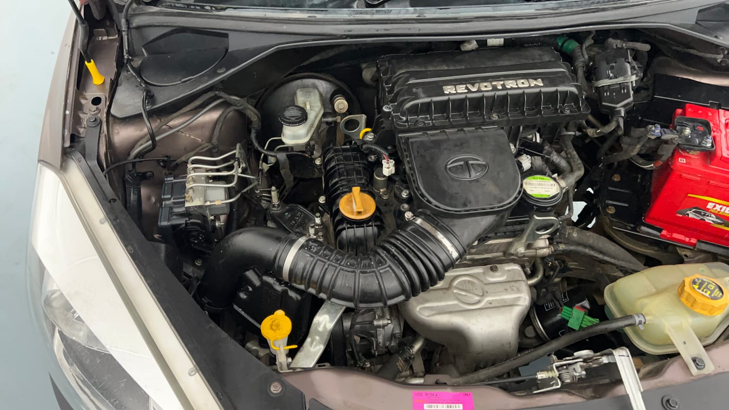 Used 2017 Tata Tiago Revotron XZ Petrol Manual engine ENGINE RIGHT SIDE VIEW