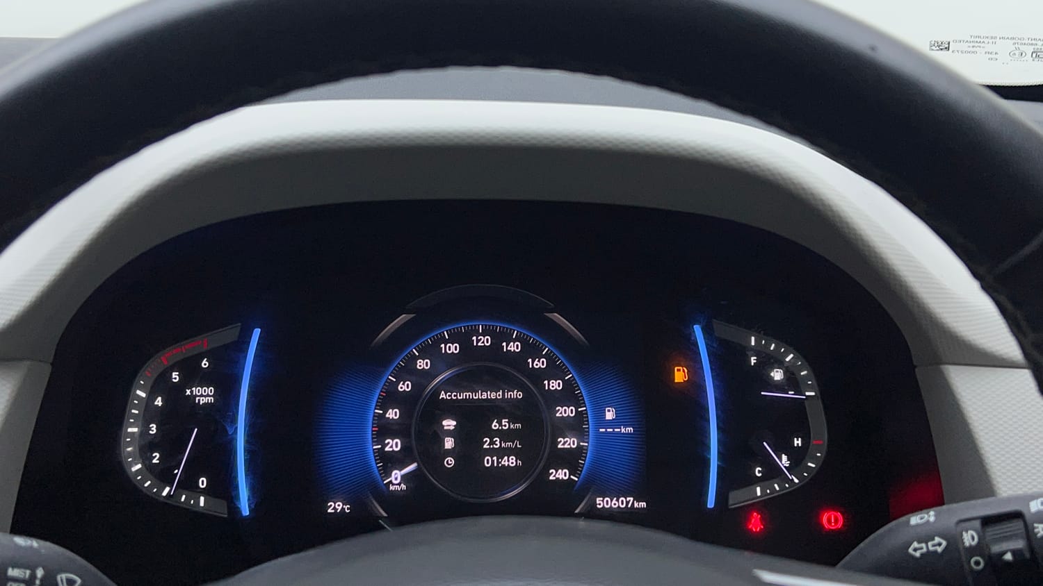 Used 2022 Hyundai Creta SX (O) 1.5 Diesel Diesel Manual interior CLUSTERMETER VIEW