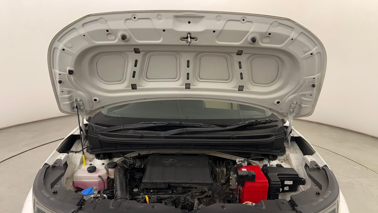Used 2023 Hyundai Exter SX 1.2 MT Petrol Manual engine ENGINE & BONNET OPEN FRONT VIEW