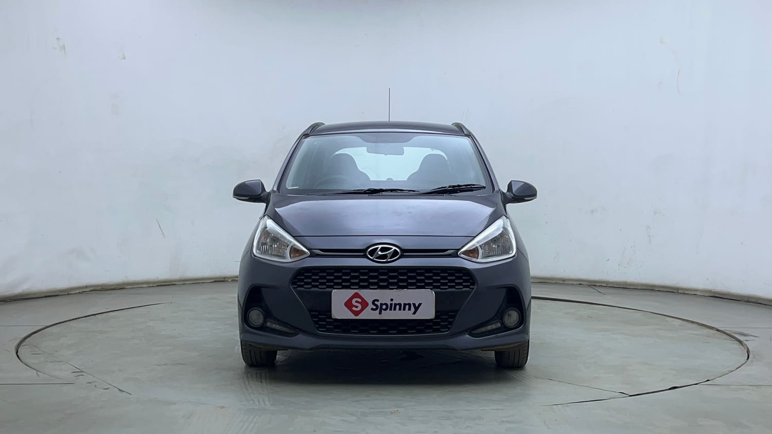 Used 2018 Hyundai Grand i10 Sportz AT 1.2 Kappa VTVT Petrol Automatic exterior FRONT VIEW