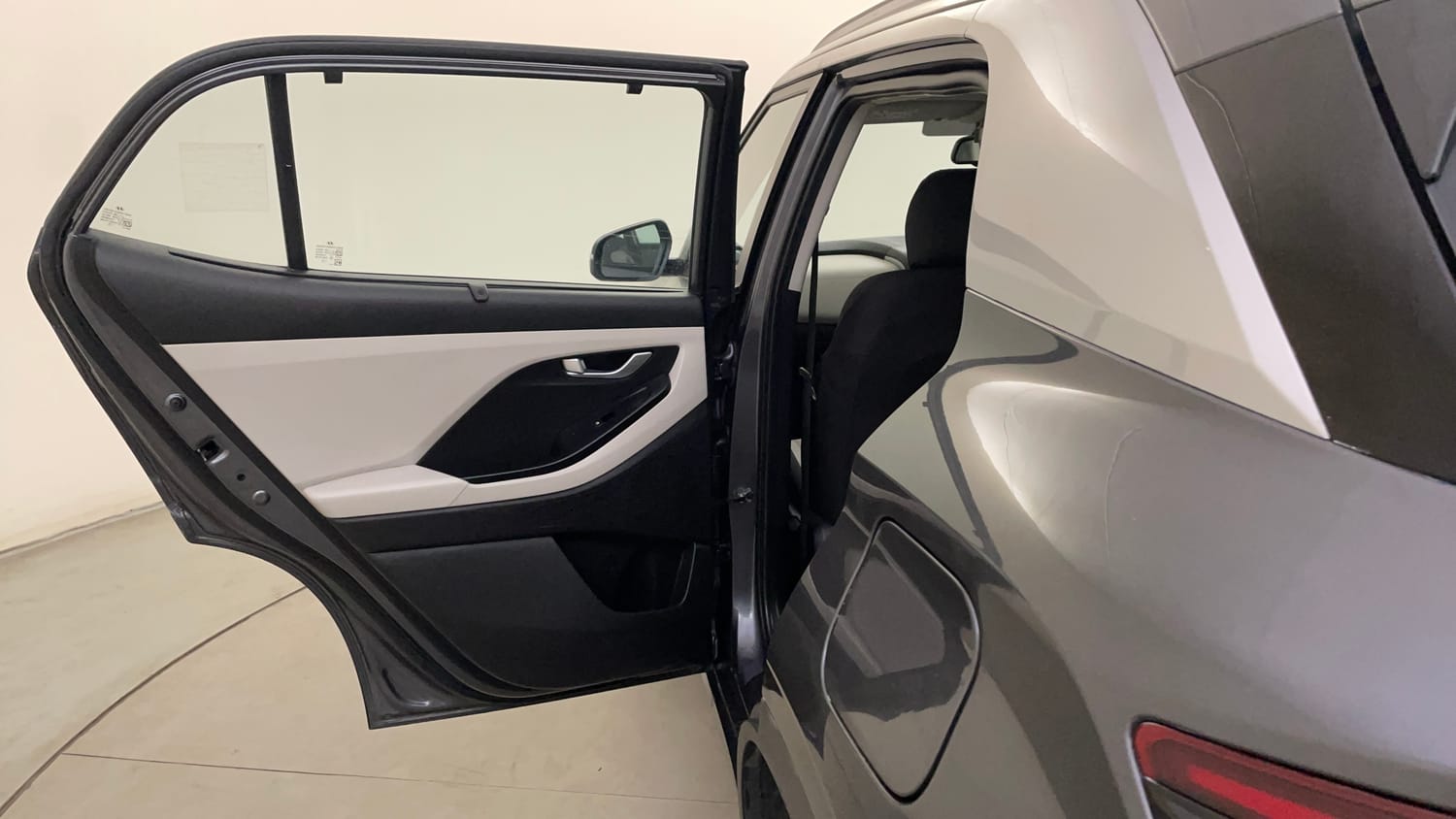 Used 2023 Hyundai Creta SX 1.5 Petrol IVT Petrol Automatic interior LEFT REAR DOOR OPEN VIEW