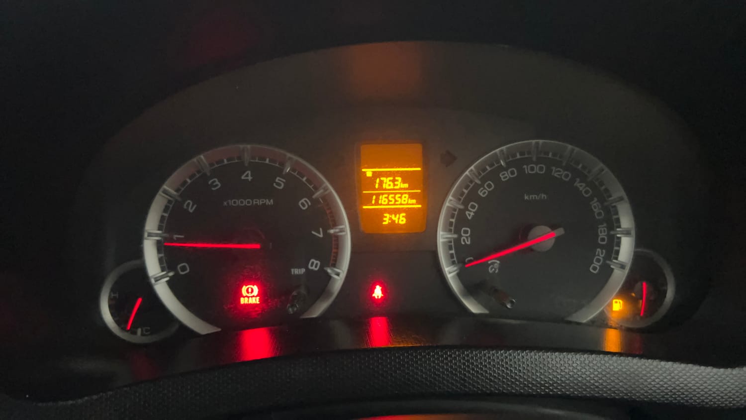Used 2013 Maruti Suzuki Swift VXi Petrol Manual interior CLUSTERMETER VIEW