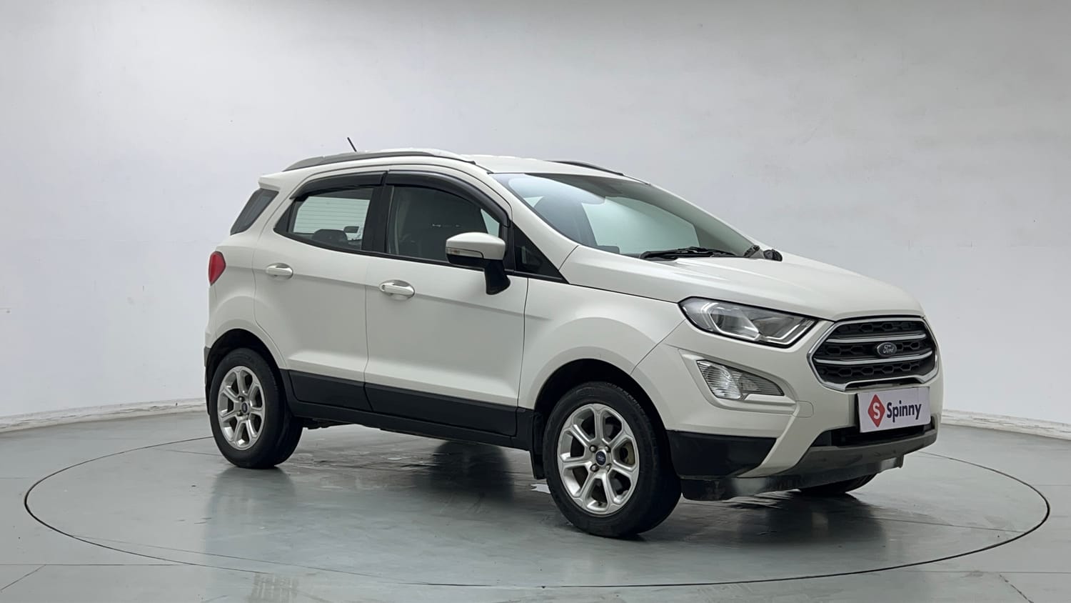 Used 2018 Ford EcoSport Titanium + 1.5L Ti-VCT Petrol Manual exterior RIGHT FRONT CORNER VIEW