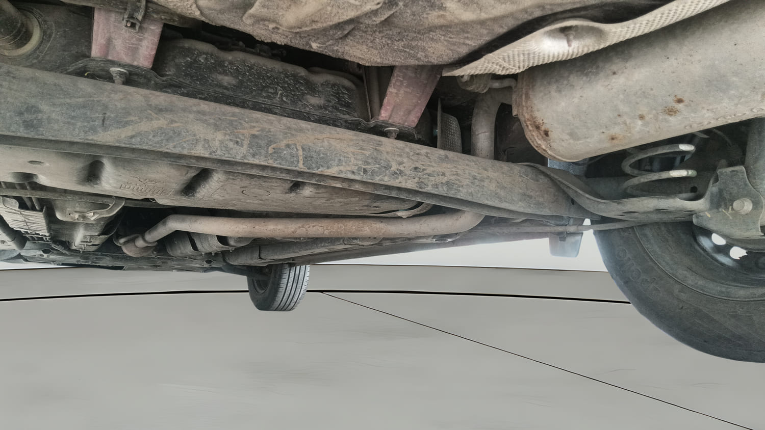 Used 2022 Hyundai Venue SX 1.2 Petrol Petrol Manual extra REAR RIGHT UNDERBODY VIEW