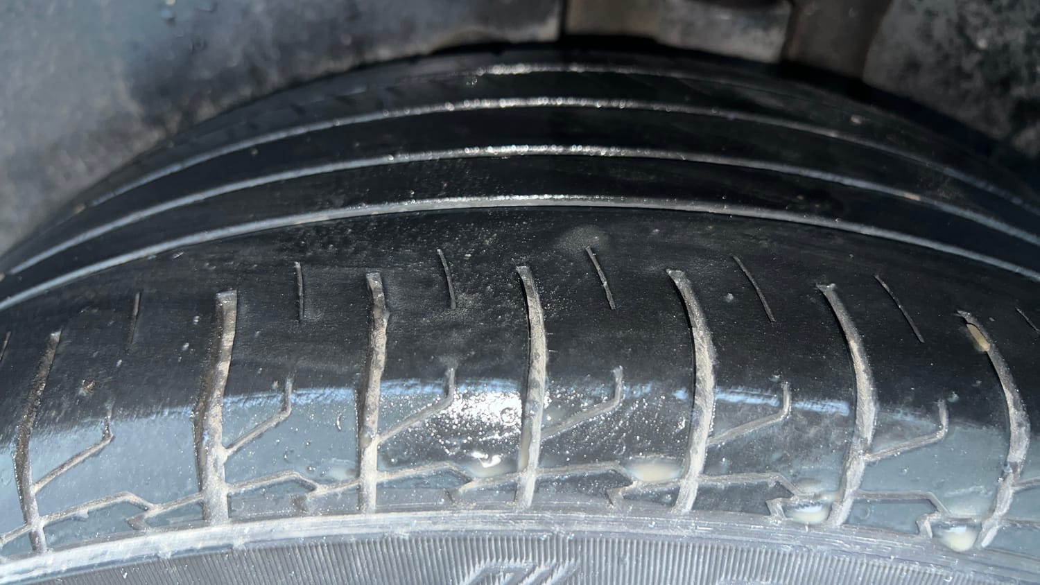 Used 2022 Hyundai Creta SX (O) 1.5 Diesel Diesel Manual tyres LEFT REAR TYRE TREAD VIEW