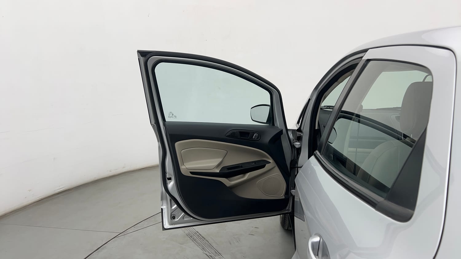 Used 2021 Ford EcoSport Trend 1.5L Ti-VCT Petrol Manual interior LEFT FRONT DOOR OPEN VIEW