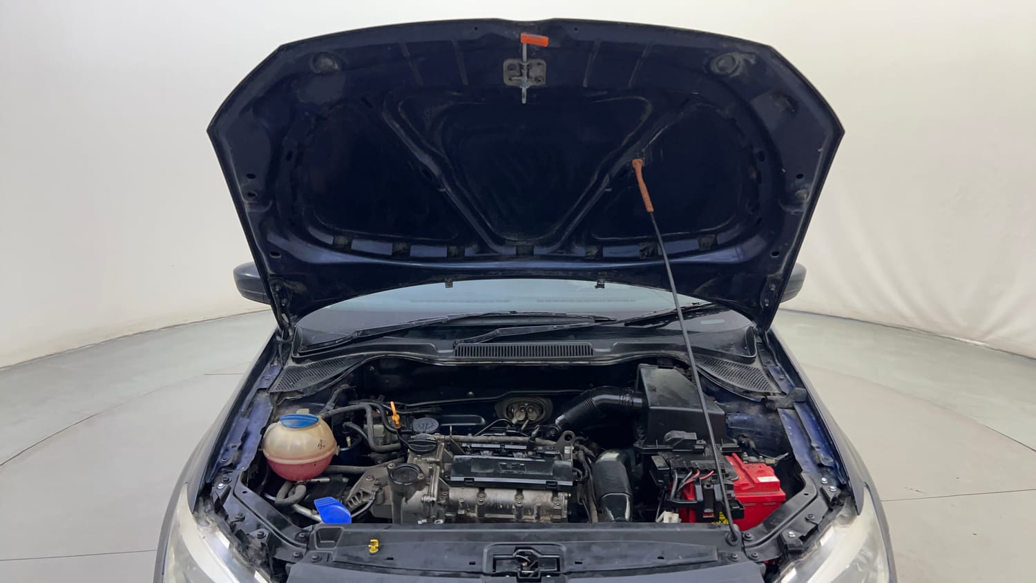 Used 2013 Volkswagen Polo Comfortline 1.2L (P) Petrol Manual engine ENGINE & BONNET OPEN FRONT VIEW