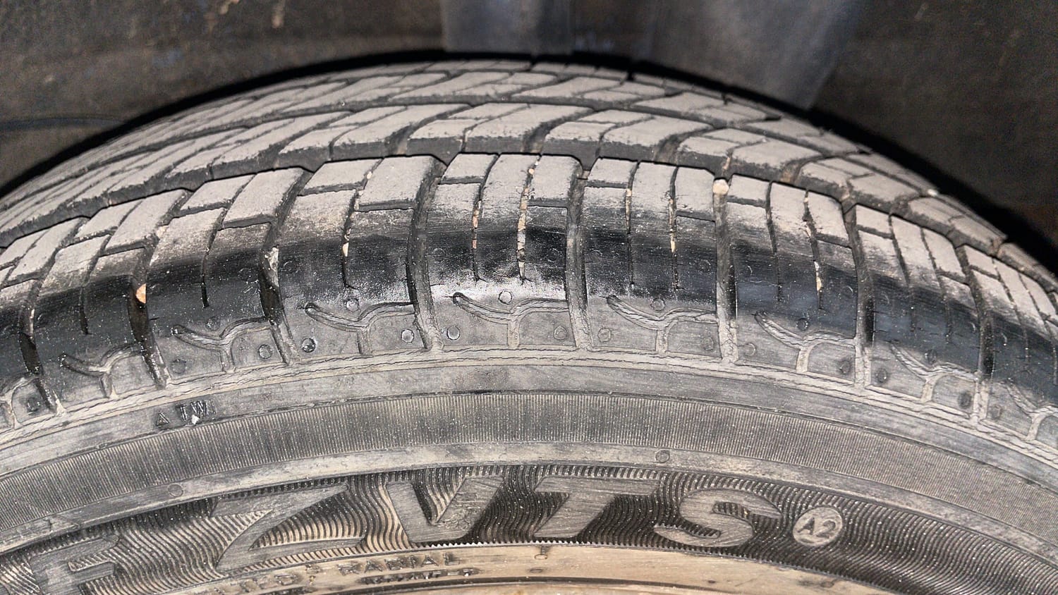 Used 2021 Hyundai Santro Sportz Petrol Manual tyres LEFT REAR TYRE TREAD VIEW