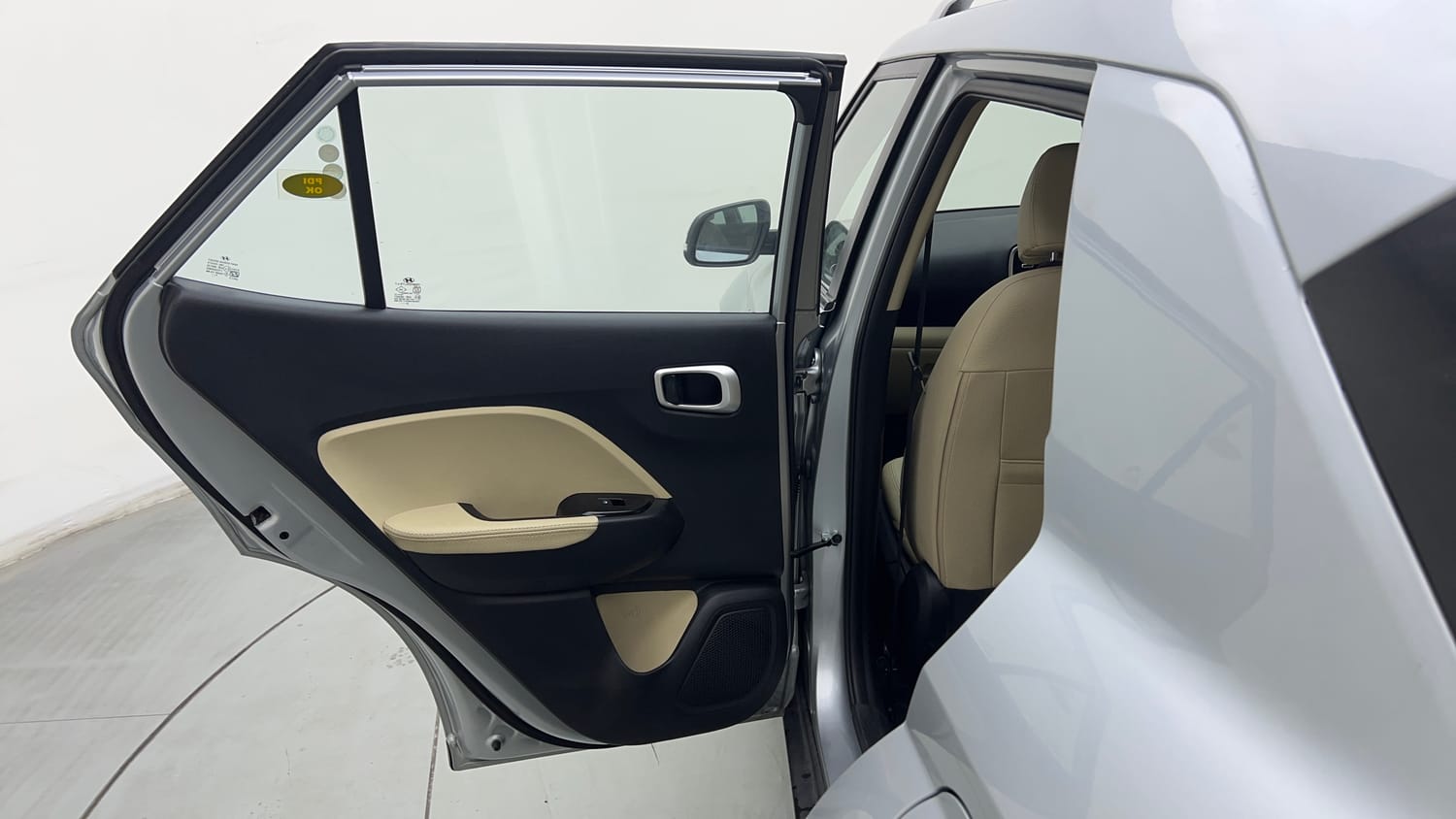 Used 2020 Hyundai Venue SX Plus 1.0 Turbo DCT Petrol Automatic interior LEFT REAR DOOR OPEN VIEW