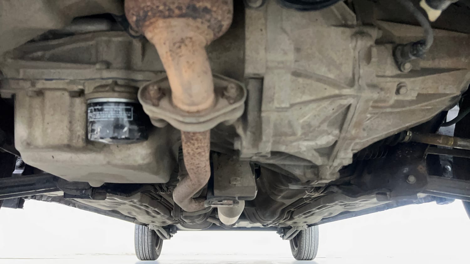 Used 2019 maruti-suzuki Alto K10 VXi (O) AMT Petrol Automatic extra FRONT LEFT UNDERBODY VIEW