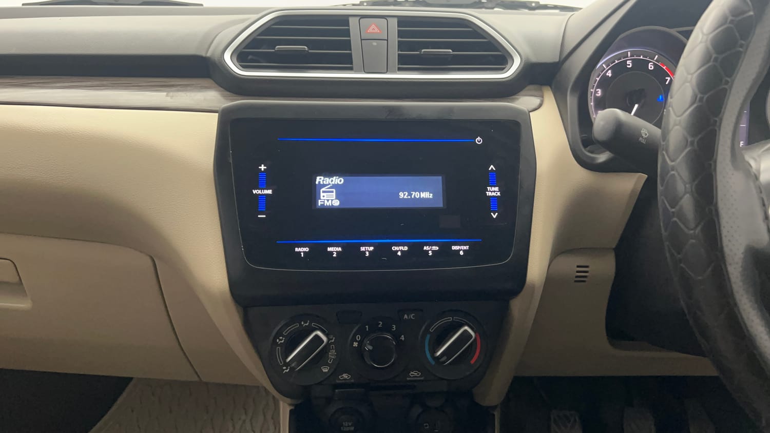 Used 2022 Maruti Suzuki Dzire VXi Petrol Manual interior MUSIC SYSTEM & AC CONTROL VIEW
