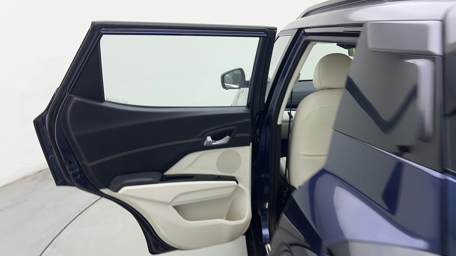 Used 2025 Mahindra XUV 3XO AX7L 1.2 Petrol AT Petrol Automatic interior LEFT REAR DOOR OPEN VIEW