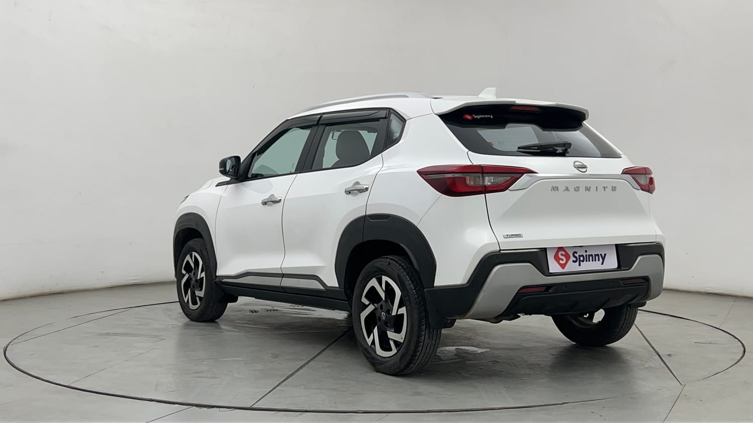 Used 2024 Nissan Magnite XV Turbo Petrol Manual exterior LEFT REAR CORNER VIEW