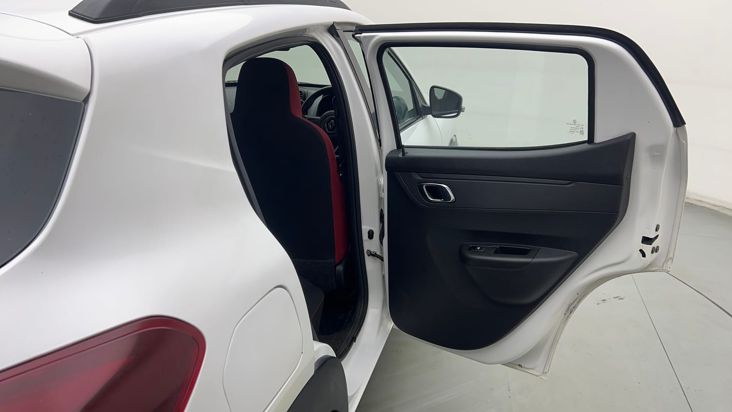 Used 2020 Renault Kwid 1.0 RXT AMT Opt Petrol Automatic interior RIGHT REAR DOOR OPEN VIEW