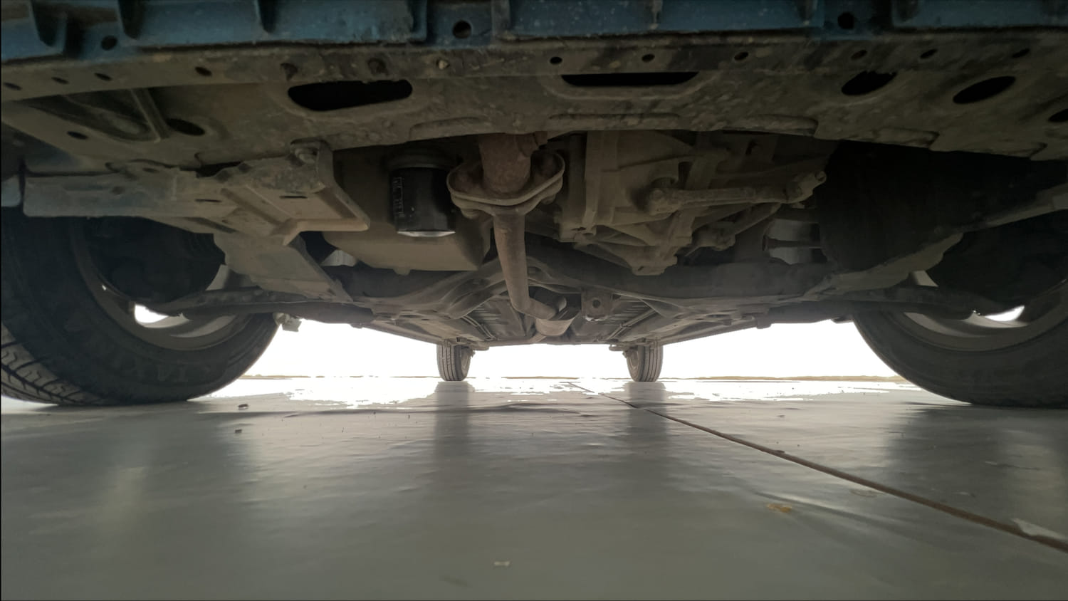Used 2017 Maruti Suzuki Celerio ZXi Opt Petrol Manual extra FRONT LEFT UNDERBODY VIEW