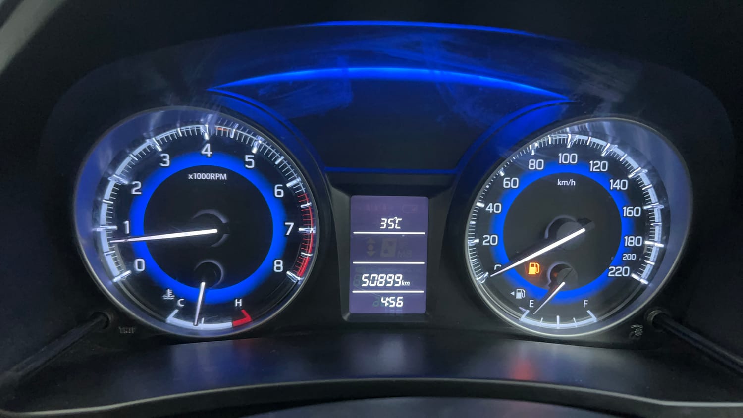 Used 2018 Maruti Suzuki Baleno Delta 1.2 Petrol Manual interior CLUSTERMETER VIEW