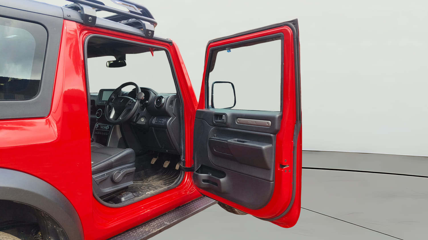 Used 2024 Mahindra Thar LX Hard Top Petrol MT 4WD Petrol Manual interior RIGHT FRONT DOOR OPEN VIEW