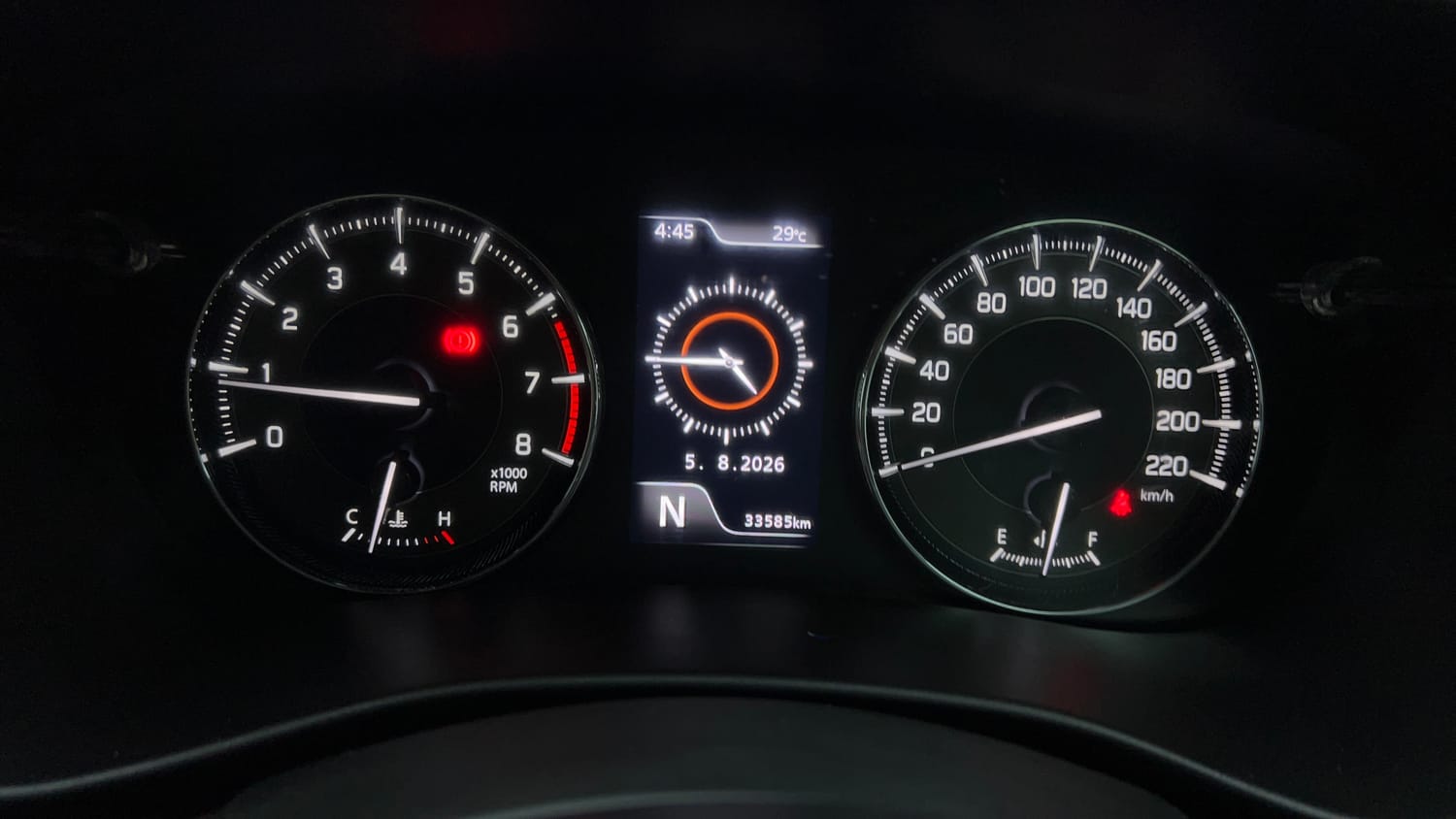 Used 2023 Maruti Suzuki Baleno Alpha AGS Petrol Automatic interior CLUSTERMETER VIEW