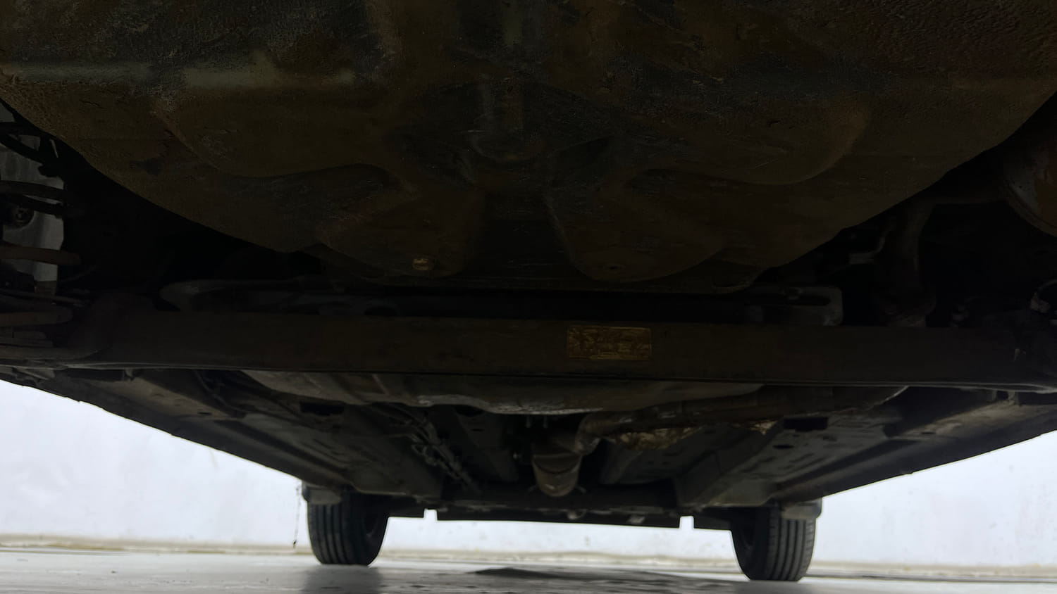 Used 2024 Tata Punch Adventure AMT Petrol Automatic extra REAR UNDERBODY VIEW (TAKEN FROM REAR)