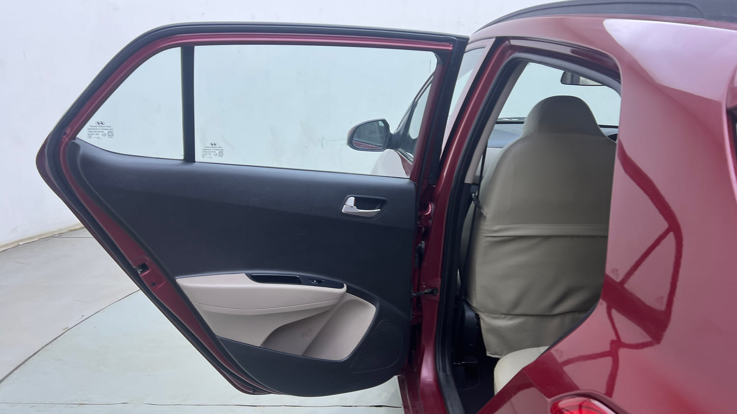 Used 2016 Hyundai Grand i10 Asta 1.2 Kappa VTVT (O) Petrol Manual interior LEFT REAR DOOR OPEN VIEW