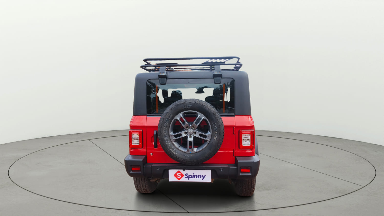 Used 2024 Mahindra Thar LX Hard Top Petrol MT 4WD Petrol Manual exterior BACK VIEW