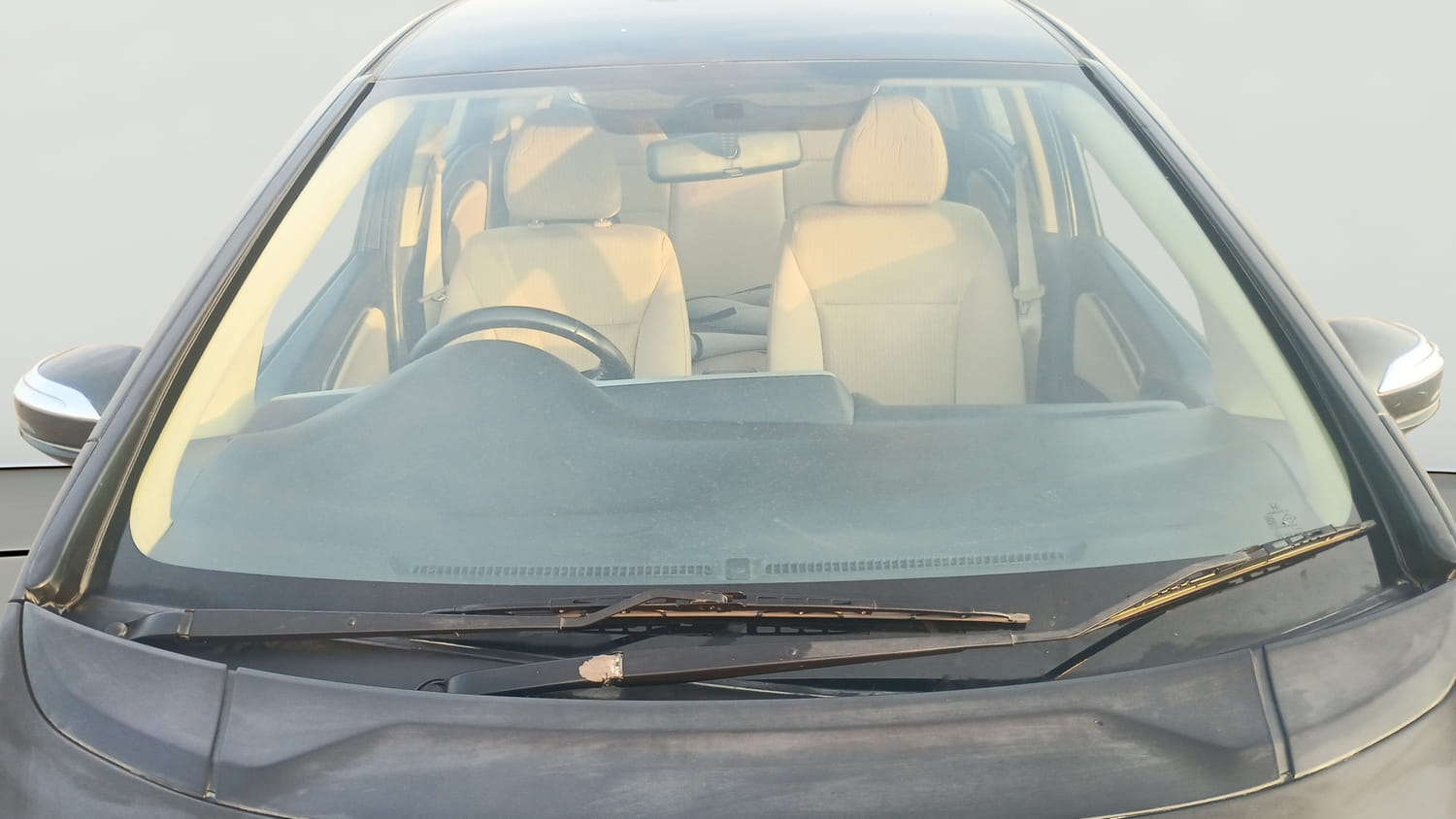 Used 2017 Honda Jazz V Petrol Petrol Manual exterior FRONT WINDSHIELD VIEW