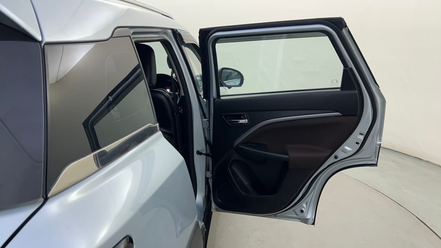 Used 2022 Maruti Suzuki Brezza ZXi Plus Petrol Manual interior RIGHT REAR DOOR OPEN VIEW