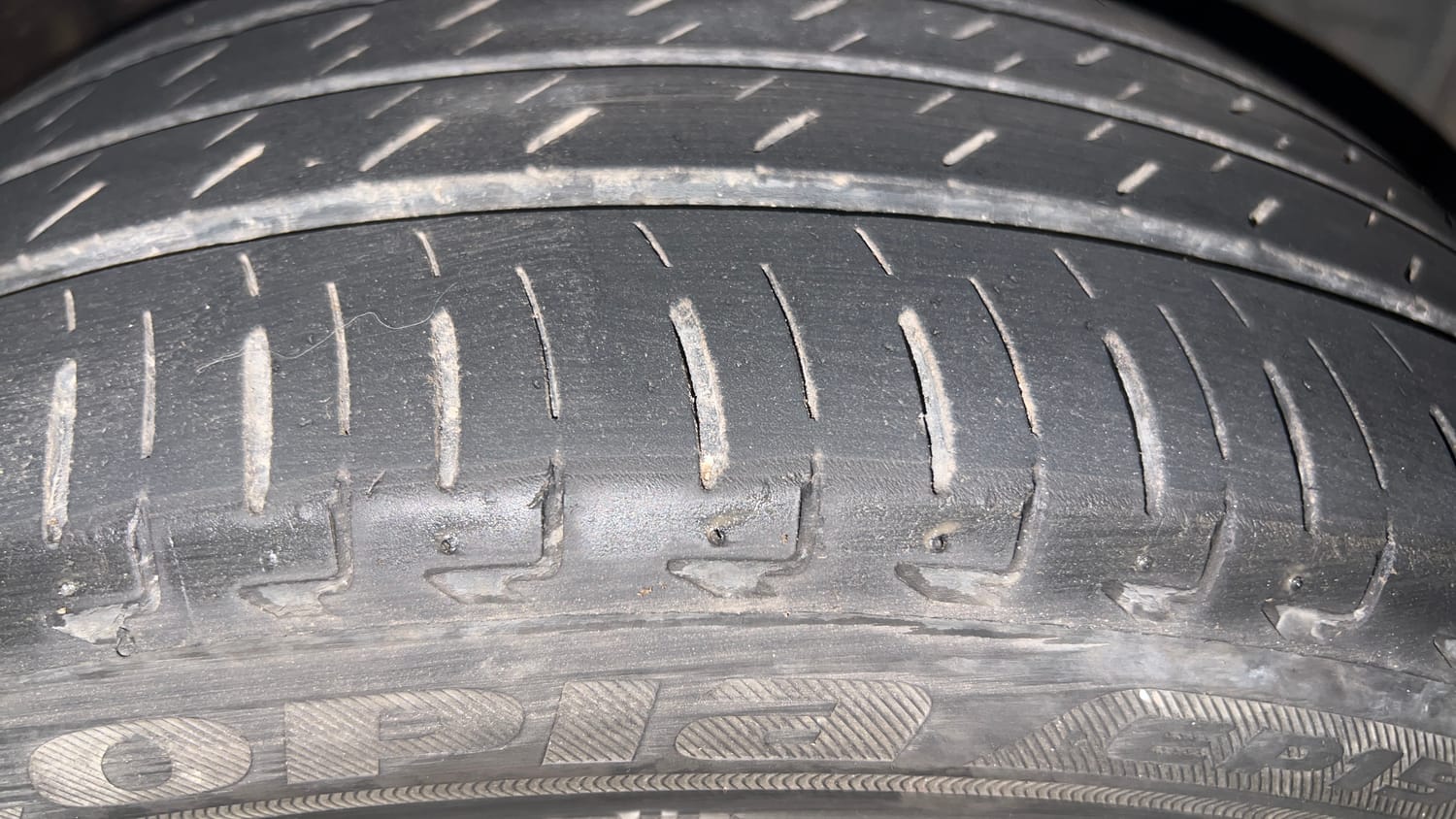 Used 2022 Honda City ZX Petrol Petrol Manual tyres RIGHT FRONT TYRE TREAD VIEW