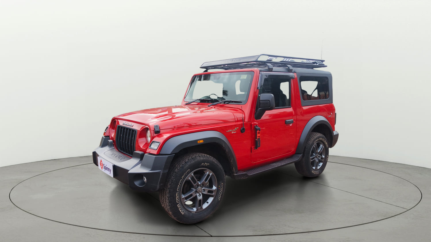 Used 2024 Mahindra Thar LX Hard Top Petrol MT 4WD Petrol Manual exterior LEFT FRONT CORNER VIEW