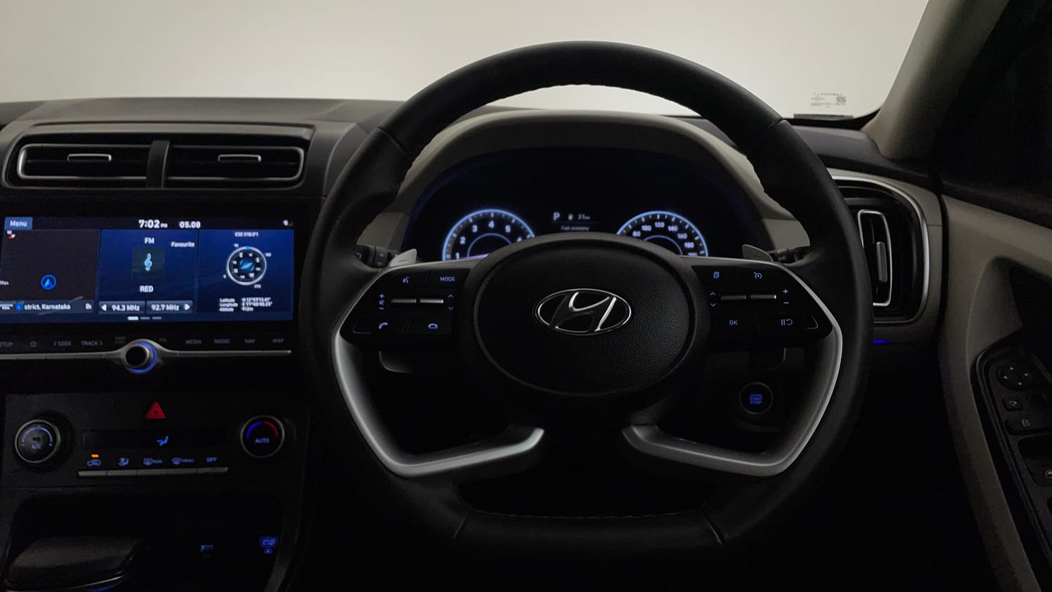 Used 2023 Hyundai Creta SX 1.5 Petrol IVT Petrol Automatic interior STEERING VIEW