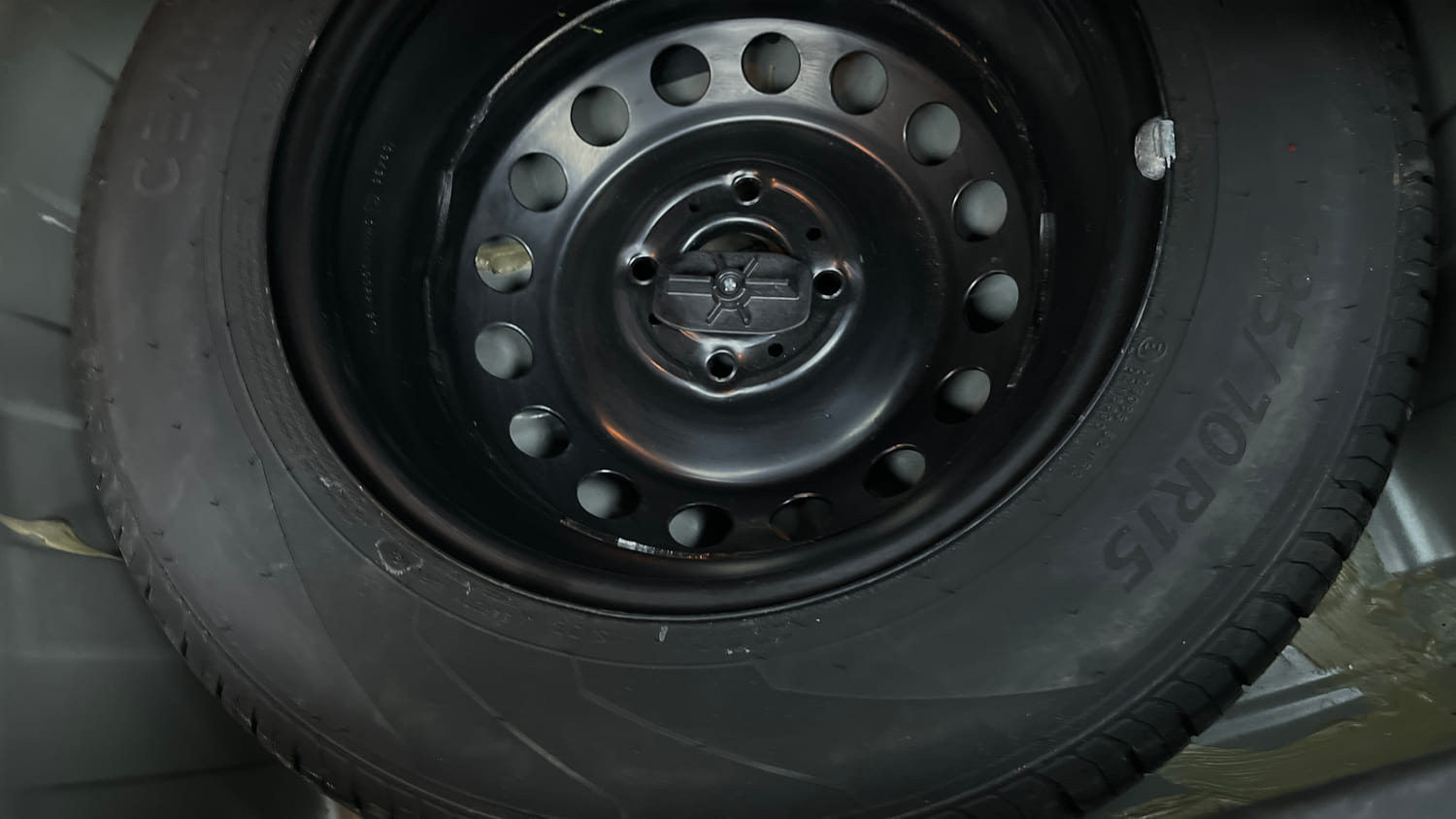 Used 2024 Tata Punch Adventure AMT Petrol Automatic tyres SPARE TYRE VIEW