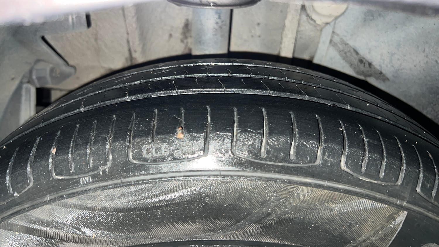 Used 2017 Tata Tiago Revotron XZ Petrol Manual tyres RIGHT REAR TYRE TREAD VIEW