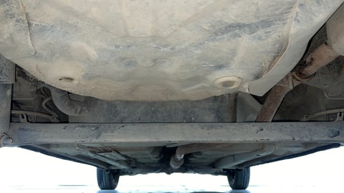 Used 2013 Hyundai i10 Sportz 1.2 Kappa2 Petrol Manual extra REAR UNDERBODY VIEW (TAKEN FROM REAR)