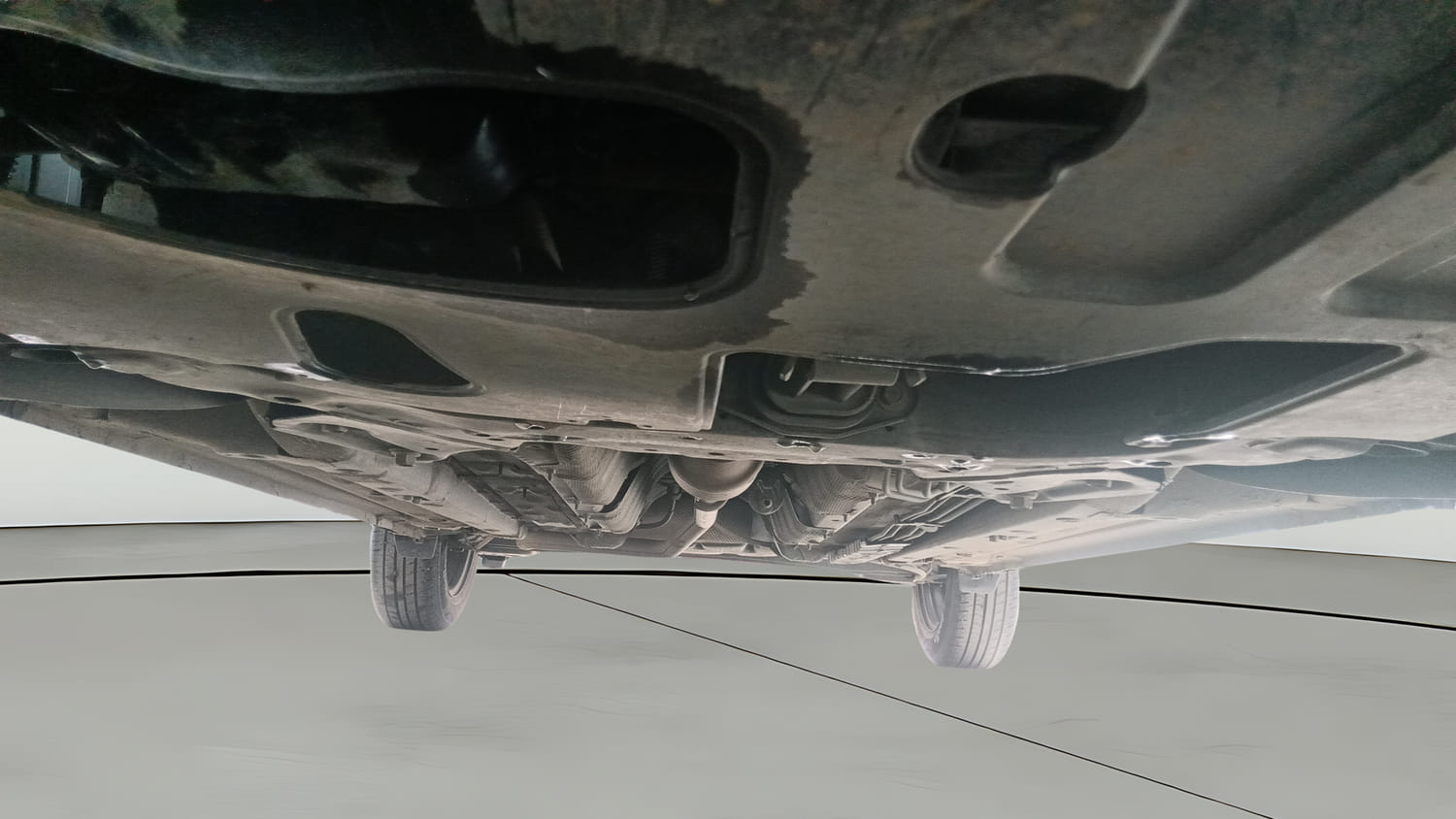 Used 2022 Hyundai Venue SX 1.2 Petrol Petrol Manual extra FRONT LEFT UNDERBODY VIEW