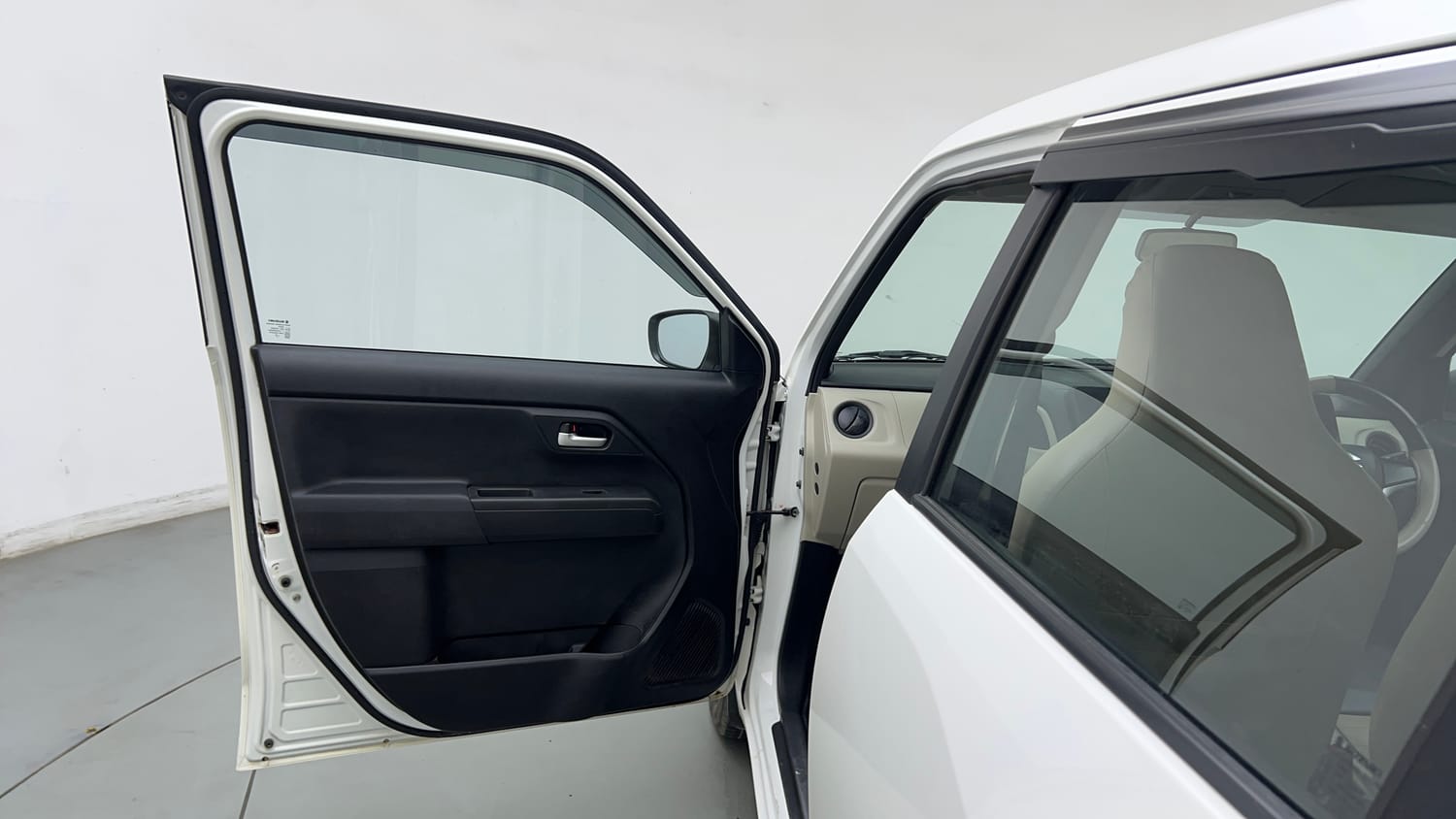 Used 2019 Maruti Suzuki Wagon R VXi 1.2 Petrol Manual interior LEFT FRONT DOOR OPEN VIEW