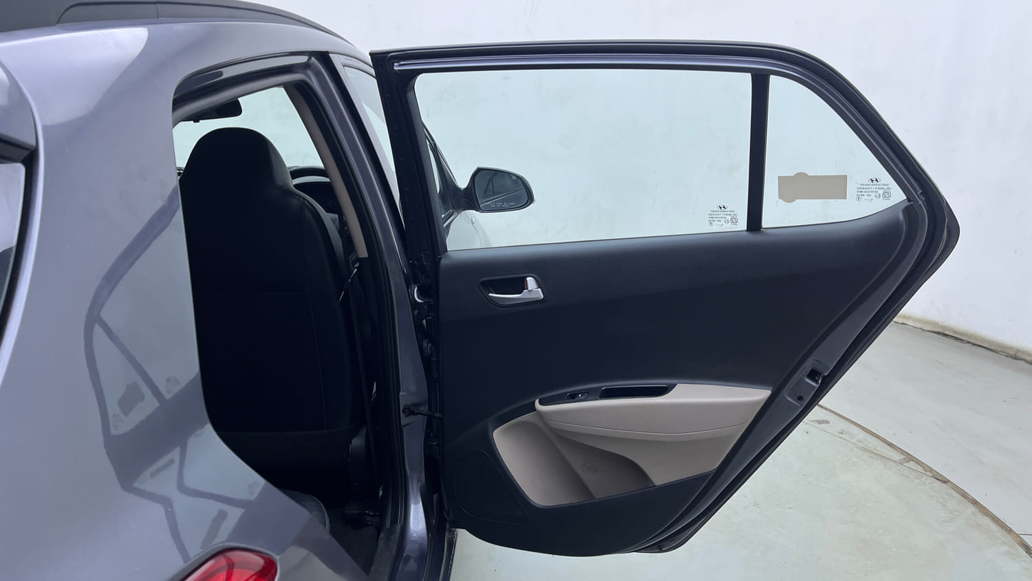 Used 2018 Hyundai Grand i10 Sportz AT 1.2 Kappa VTVT Petrol Automatic interior RIGHT REAR DOOR OPEN VIEW