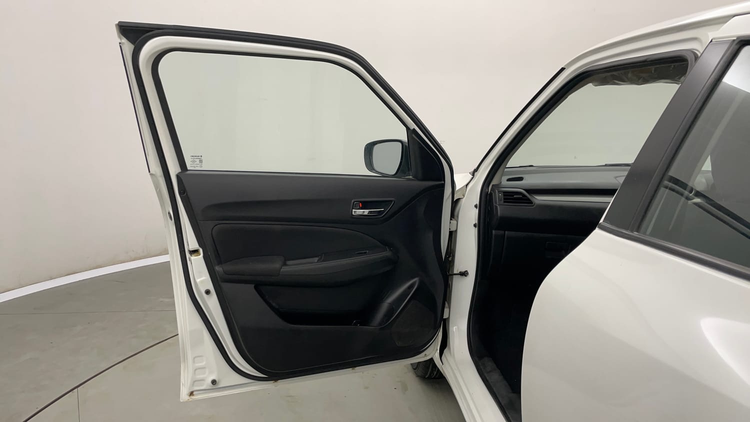 Used 2019 Maruti Suzuki Swift VXi Petrol Manual interior LEFT FRONT DOOR OPEN VIEW