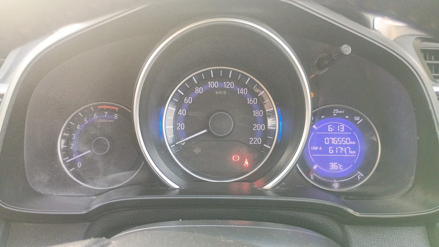Used 2017 Honda Jazz V Petrol Petrol Manual interior CLUSTERMETER VIEW
