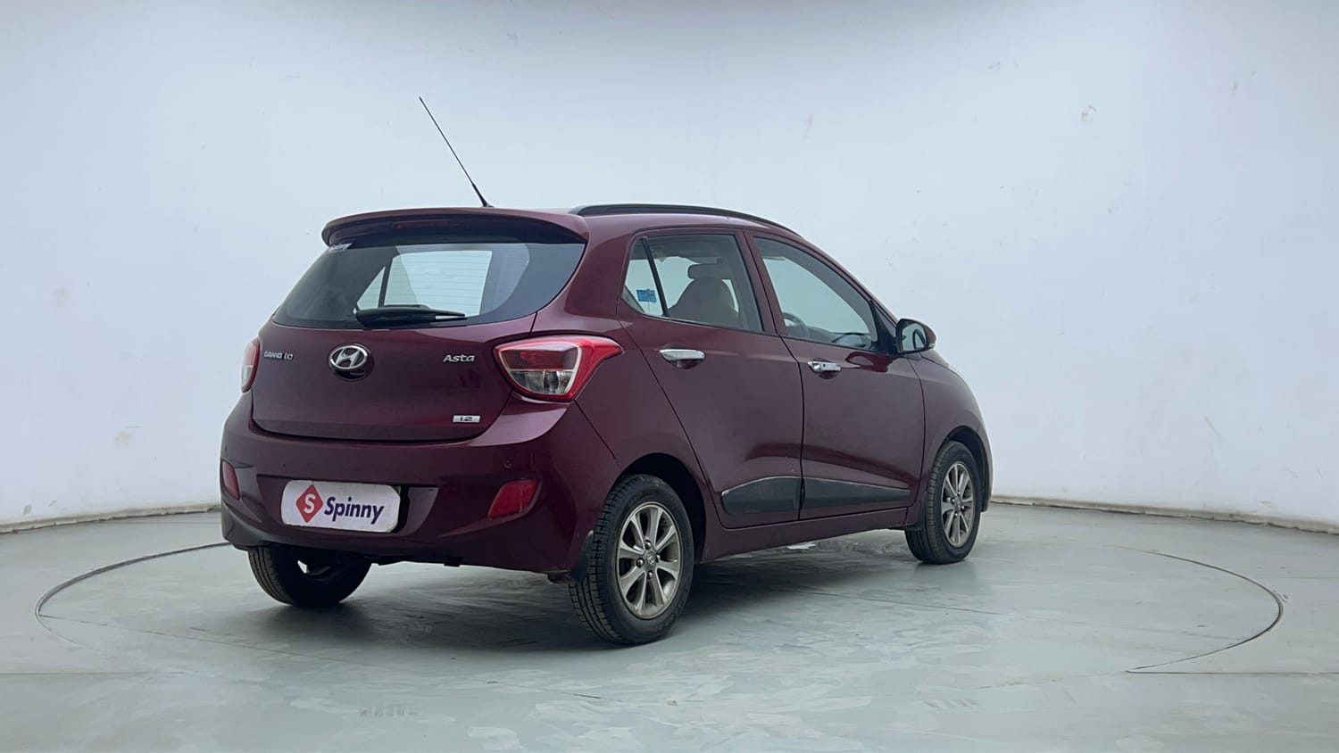 Used 2016 Hyundai Grand i10 Asta 1.2 Kappa VTVT (O) Petrol Manual exterior RIGHT REAR CORNER VIEW