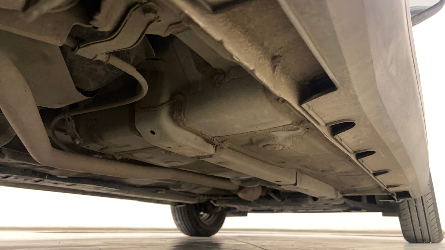 Used 2023 Hyundai Exter SX 1.2 MT Petrol Manual extra REAR RIGHT UNDERBODY VIEW