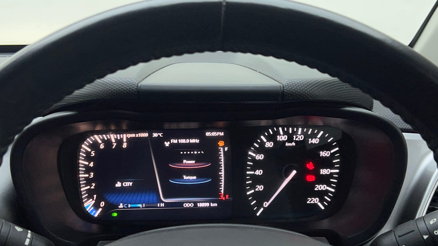 Used 2022 Tata Altroz XZ Plus i-Turbo Petrol Petrol Manual interior CLUSTERMETER VIEW