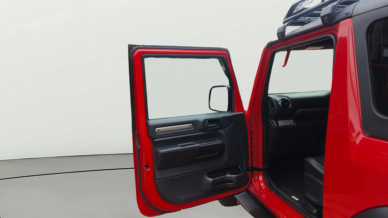 Used 2024 Mahindra Thar LX Hard Top Petrol MT 4WD Petrol Manual interior LEFT FRONT DOOR OPEN VIEW