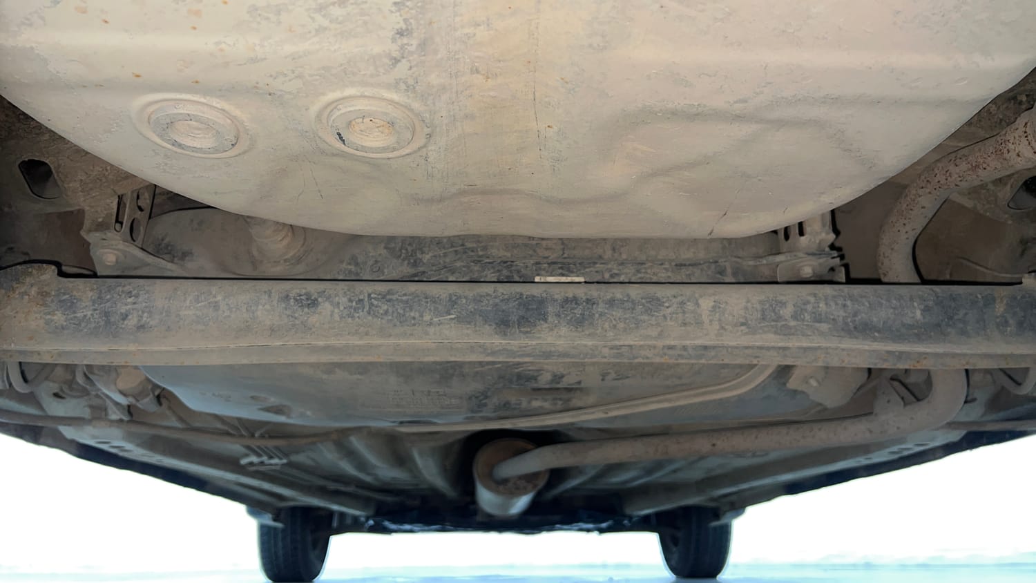 Used 2019 Maruti Suzuki Wagon R VXi 1.2 Petrol Manual extra REAR UNDERBODY VIEW (TAKEN FROM REAR)